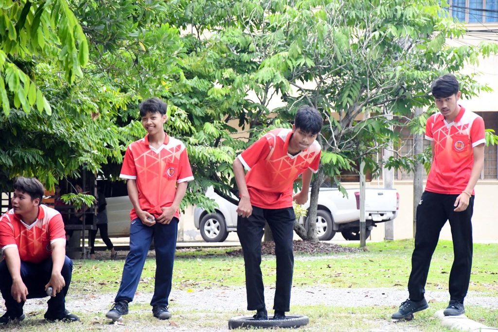 กิจกรรมแข่งขันกีฬาเปตอง KVEC GAME ต้านยาเสพติดฯ