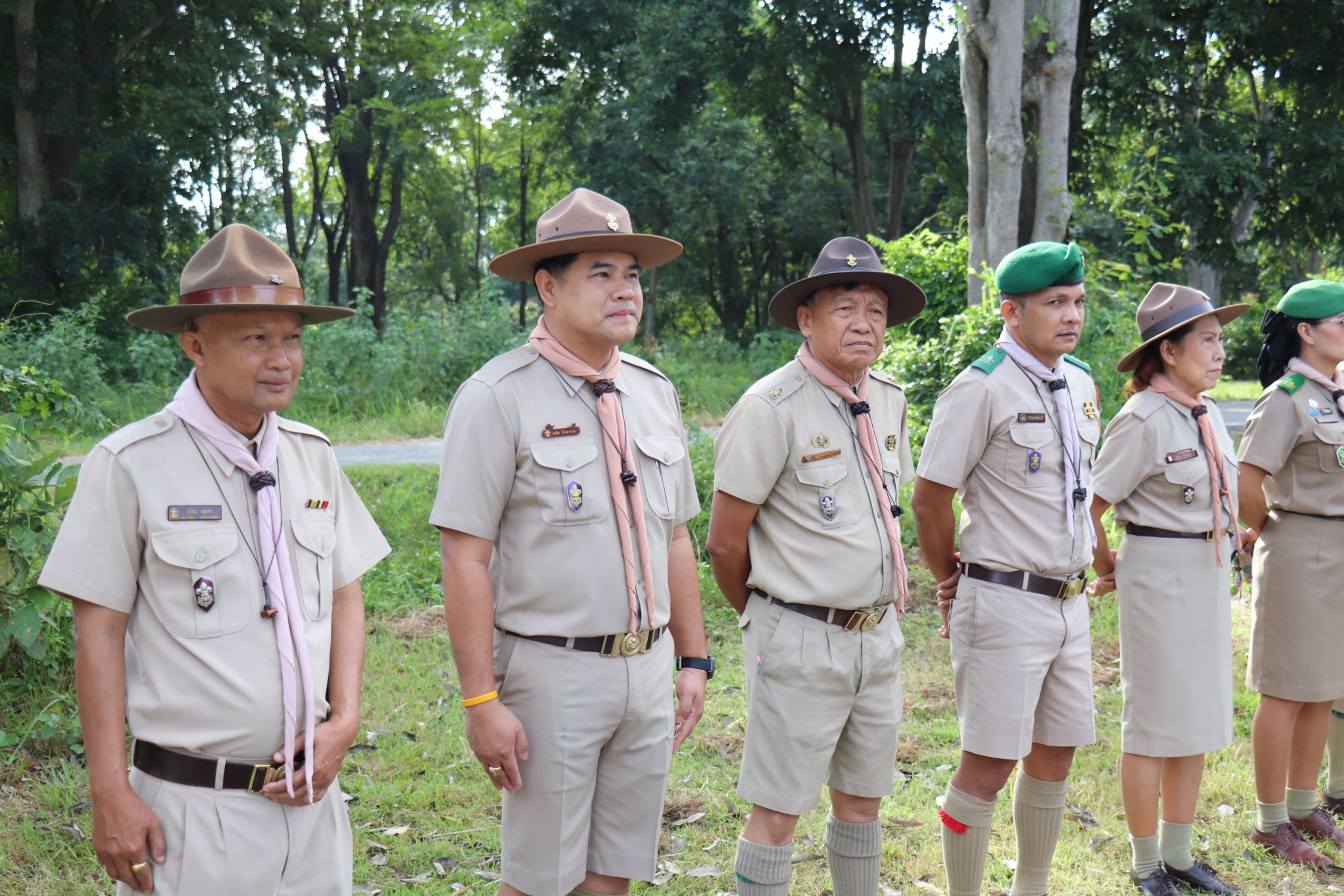ส่งคณะผู้กำกับลูกเสือวิสามัญเข้าร่วมการฝึกอบรมหลักสูตร R.A.T.C.